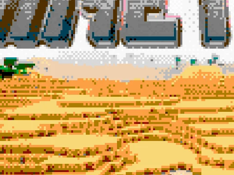 Minetest, jeu libre, rendu avec la palette de la NES